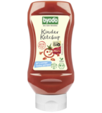 Kinder Ketchup, vegan, 300 ml PET-Flasche, byodo