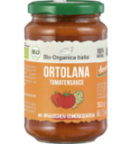 Ortolana Tomatensauce, vegan, 350 gr Glas, Bio Organica Italia