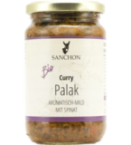Curry Palak mit Spinat, vegan, 330 ml Glas, Sanchon