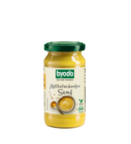 Mittelscharfer Senf, vegan, 200 ml Glas, byodo