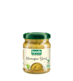 Körniger Senf, vegan, 125 ml Glas, byodo