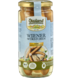Wiener Würstchen, 380 gr Glas (6 Stück), Ökoland