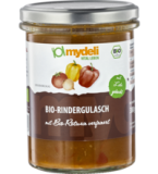 Rindergulasch, 380 gr Glas, MyDeli