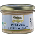 Pfälzer Leberwurst, 160 gr Glas, Ökoland