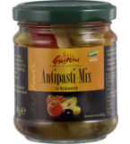 Antipasti-Mix, in Kräuteröl, vegan, 190 gr Glas (Abtropfgewicht: 110 gr), Gustoni