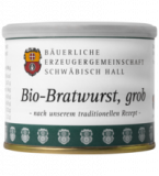 Bratwurst, 200 gr Dose, Bäuerliche Erzeugergemeinschaft Schwäbisch Hall