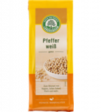 Pfeffer weiß, ganz, vegan, 50 gr Packung, Lebensbaum