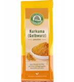 Kurkuma (Gelbwurz), gemahlen, vegan, 50 gr Packung, Lebensbaum