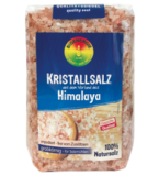 Himalaya Kristallsalz, grobkörnig, unjodiert, vegan, 1 kg Packung, BIOENERGIE