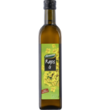 Rapsöl, vegan, 500 ml Flasche, dennree
