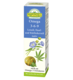 OXYGUARD® Omega 3-6-9 (Lein-, Hanf- und Kürbiskernöl), vegan, 100 ml Flasche, Rapunzel