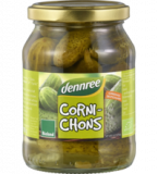 Cornichons, vegan, 330 gr Glas, dennree