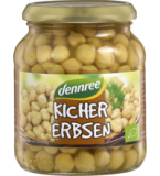 Kichererbsen, vegan, 350 gr Glas, dennree