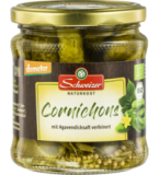 Cornichons, vegan, 330 gr Glas (Abtropfgewicht 190 gr), Schweizer