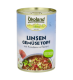 Linsen Gemüse Topf, 400 gr Dose, Ökoland
