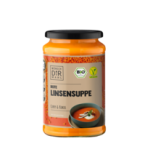 Rote Linsensuppe mit Curry & Kokos, vegan, 380 ml Glas, Wünsch Dir Mahl