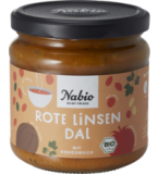 Eintopf Rote Linsen Dal mit Kokosmilch, vegan, 365 gr Glas, Nabio