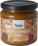 Eintopf Rote Linsen Dal mit Kokosmilch, vegan, 365 gr Glas, Nabio