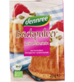 Backpulver, vegan, 4x20 gr Packung, dennree