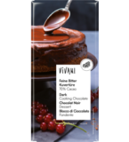 Feine Bitter Kuvertüre mit 70% Kakao, vegan, 200 gr Tafel, Vivani