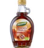 Canadischer Ahornsirup Grad C, kräftig, vegan, 250 ml Flasche, dennree