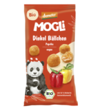 Dinkel Bällchen Paprika, 40 g Beutel, Mogli