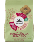Mürbeteigkekse mit Buchweizen und Hafer, vegan, 250 gr Packung, Alce Nero