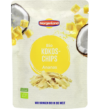 Kokoschips mit Ananas, vegan, 55 gr Beutel, Morgenland