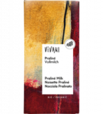 Praliné Vollmilch Schokolade, 100 gr Tafel, Vivani