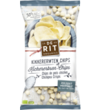 Kichererbsen Chips mit Meersalz, vegan, 75 gr Beutel, De Rit
