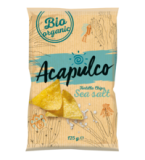 Tortilla Chips Natur, vegan, 125 gr Packung, Acapulco