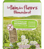 Knäckebrot Buchweizen, glutenfrei, vegan, 150 gr Packung (2x75 gr), Blumenbrot