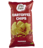 Kartoffelchips mit Paprika, vegan, 125 gr Packung, Biofan