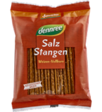 Weizen-Vollkorn-Salzstangen, 100 g Packung, dennree