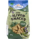 Dinkel Oliven-Snacks Kräuter der Provence, vegan, 150 gr Packung, Sommer