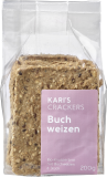 Knäckebrot mit Buchweizen, vegan, 200 gr Packung (8 Stück), Kari's Crackers