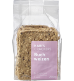 Knäckebrot mit Buchweizen, vegan, 200 gr Packung (8 Stück), Kari's Crackers