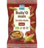 Rolls'O maïs Paprika (Tortilla Rolls), vegan, 125 gr Beutel, Pural