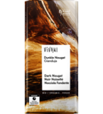Dunkle Nougat Gianduja Schokolade, vegan, 80 gr Tafel, Vivani
