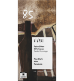 Feine Bitter Schokolade mit 85% Kakao, vegan, 80 gr Tafel, Vivani