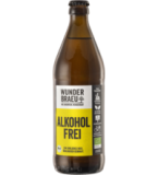 Alkoholfreies Bier, vegan, 0,5 ltr Flasche, Wunderbräu