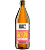 Grapefruit-Radler, alkoholfrei, vegan, 0,5 ltr Flasche, Wunderbräu