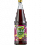 Traubensaft, rot, vegan, 1 ltr Flasche, dennree