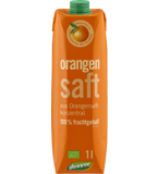 Orangensaft (aus Orangensaftkonzentrat), vegan, 1 ltr Tetra Pack, dennree