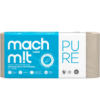 Toilettenpapier, 4-lagig, 130 Blatt, 8 Rollen, mach m!t