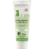 Extra Frische Daily Care Pfefferminz-Zahncreme, fluoridfrei, 75 ml Tube, Logodent