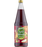 Apfel-Holunder-Punsch, alkoholfrei, 1 ltr Flasche, dennree