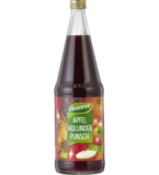 Apfel-Holunder-Punsch, alkoholfrei, 1 ltr Flasche, dennree