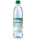 Mineralwasser sanft, wenig Kohlensäure, 0,5 ltr Flasche, Adelholzener