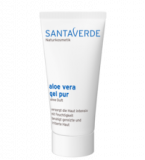 Aloe Vera Gel pur, ohne Duft, vegan, 50 ml Tube, Santaverde